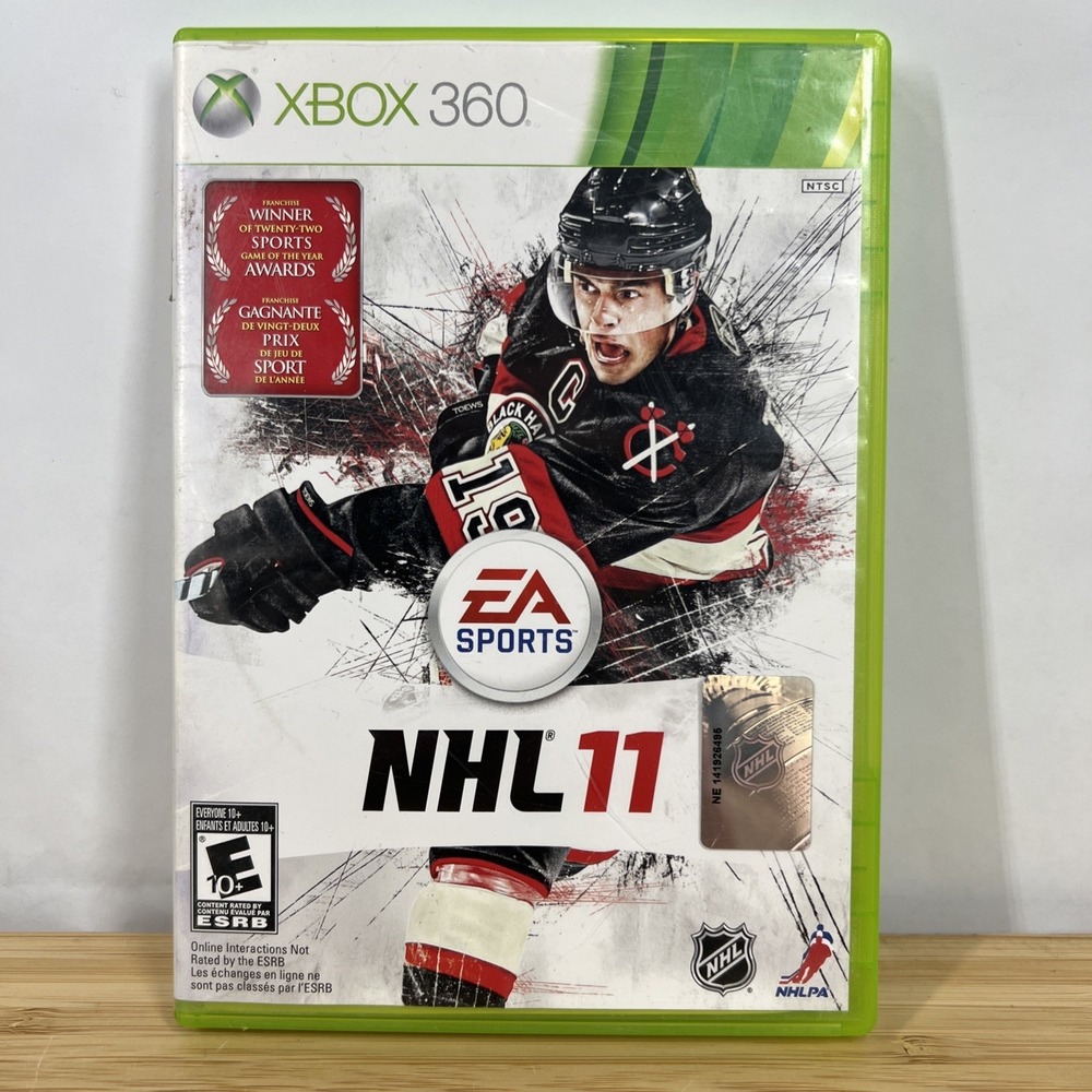 NHL 11 (Xbox 360) Complete CIB Game Tested Cleaned